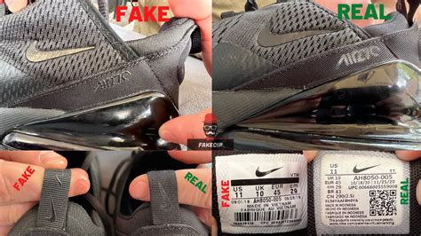 nike flyknit air max 2014 fake vs real|nike air max side by side.